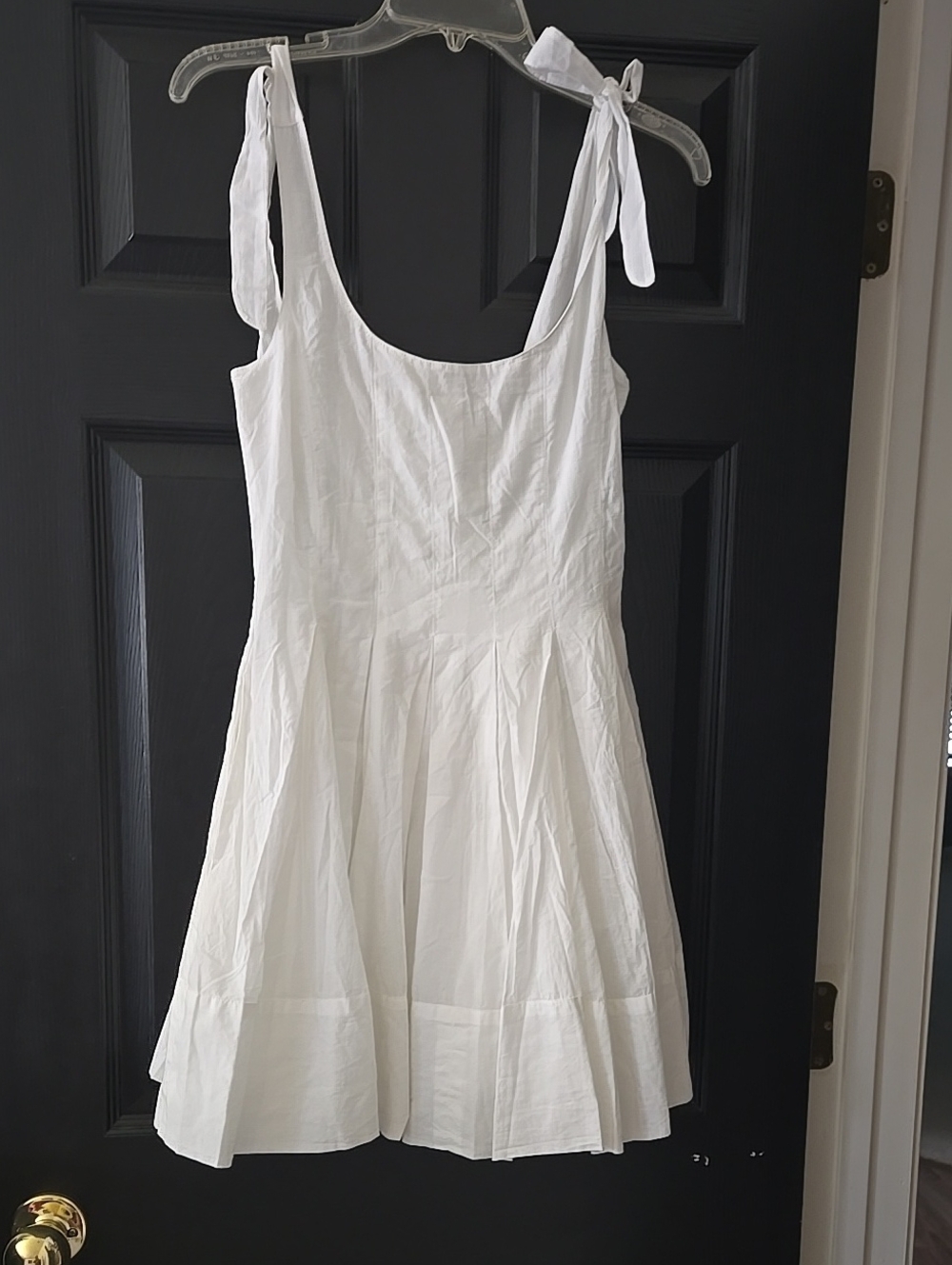 Beach Riot White Tie-Shoulder Mini Sundress